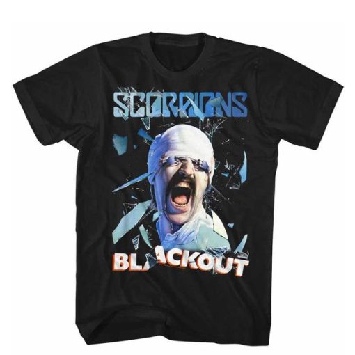 Scorpions German Rock Band Blackout t shirt