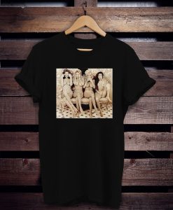 Three Monkeys 3 Naked Sexy Girls t shirt