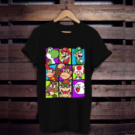 Men's Nintendo Mario Cast t shirt