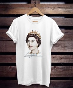 Queen Elizabeth II England t shirt