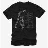 Star Wars Darth Vader Dark Side Two Face t shirt