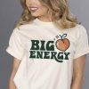 Big Peach Energy Retro graphic t shirt