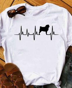 Heartbeat Dog Lover t shirt