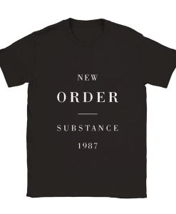 New Order Substances 1987 t shirt