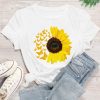 Sunflower & Butterfly t shirt