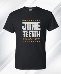 Juneteenth Vintage Print T Shirt