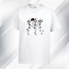Disney Mickey Skeleton Dancing Halloween T Shirt