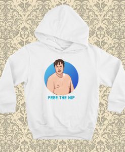 elon musk Free The Nip Hoodie