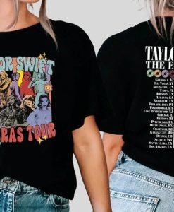 The Eras Tour Vintage Taylor Swift T Shirt TwosideThe Eras Tour Vintage Taylor Swift T Shirt Twoside