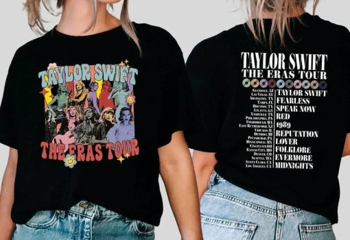 The Eras Tour Vintage Taylor Swift T Shirt TwosideThe Eras Tour Vintage Taylor Swift T Shirt Twoside