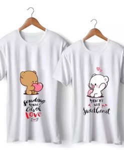 CUTE PANDA COUPLES LOVELY T-SHIRTS thd