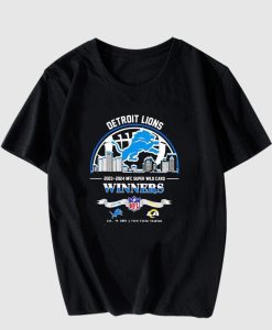 Lions 2023-2024 NFC Super Wild T Shirt thd