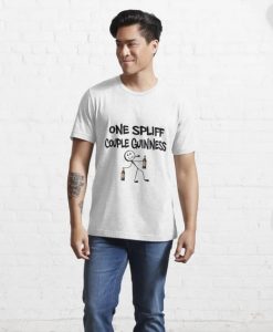 One Spliff Couple Guinness Drum And Bass T-Shirt thd
