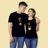 Regal King and Queen Couple Shirt thd