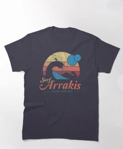 Arrakis - Vintage Distressed Surf - Dune - Sci Fi T-Shirt thd