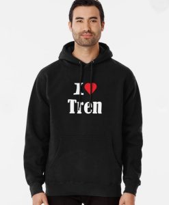 I Love Tren Hoodie thd