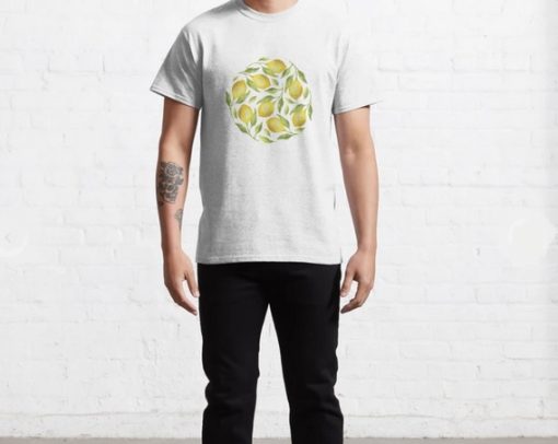 Lemon Pattern T-Shirt thd