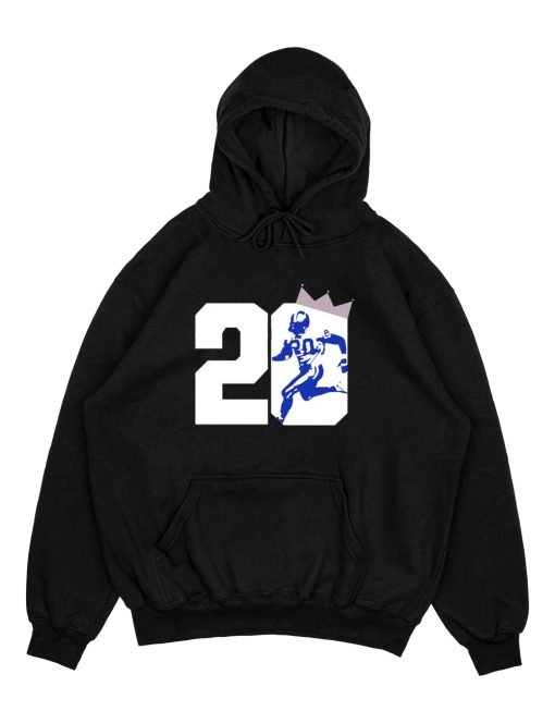 Marshall Mathers Wearing Barry Sanders 20 Hoodie thd