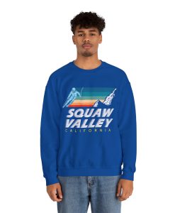 Squaw Valley Cali USA Ski Resort 1980s Sweatshirt thd