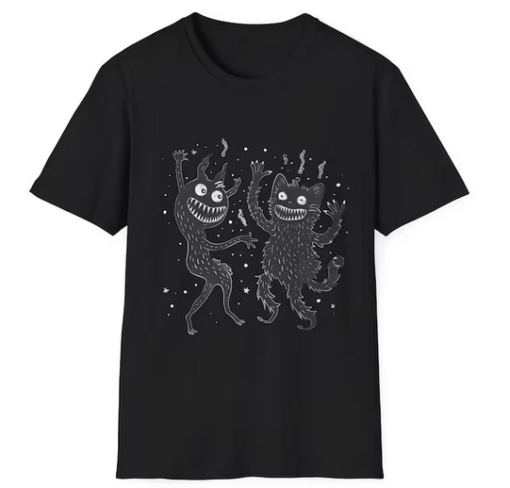 Goblincore Goth Dark T-shirt thd