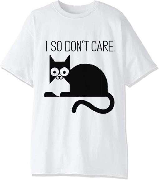 I so Dont Care cat T-Shirt thd